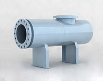 卧式角通除污器