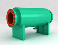 卧式直通除污器